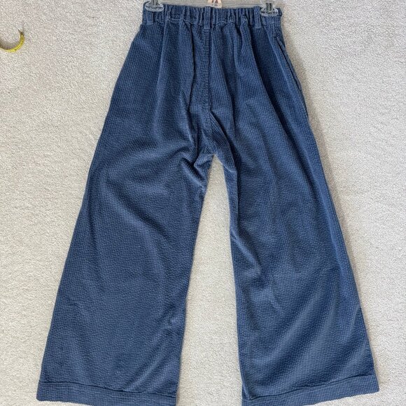 CP Shade Polly Wide-leg Wide-wale Corduroy Pants, Size XS, Color Chambrey Blue - Picture 3 of 7